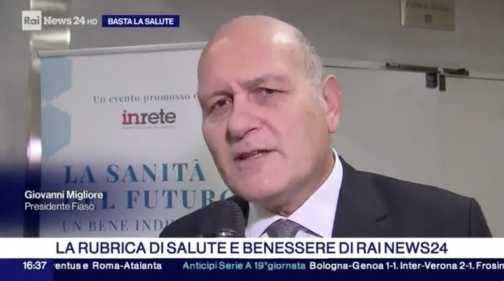 Come ridisegnare la sanità del Paese? L’intervista al Presidente di Fiaso Migliore a “Basta la salute”, Rainews24