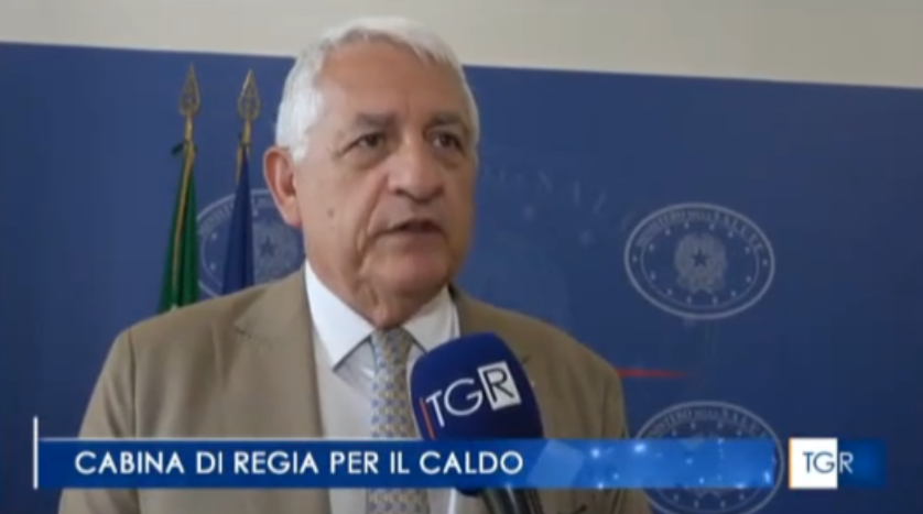 Giuseppe Quintavalle alla TgR dopo la Cabina di regia sugli effetti del caldo