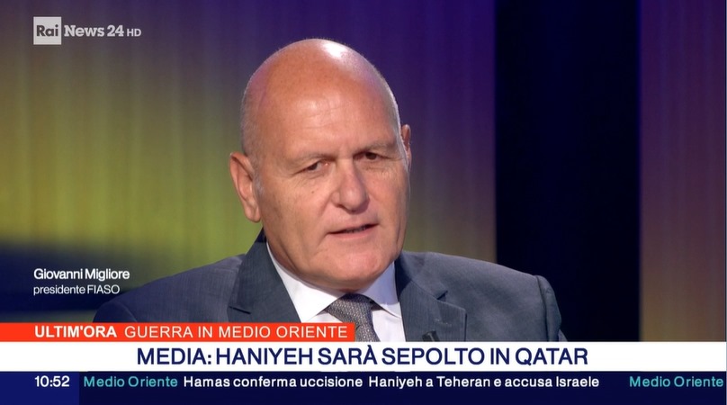 Giovanni Migliore ospite a Filo diretto di Rai news 24